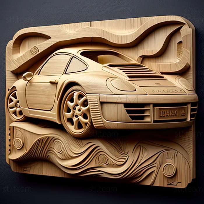 3D модель Porsche 969 (STL)